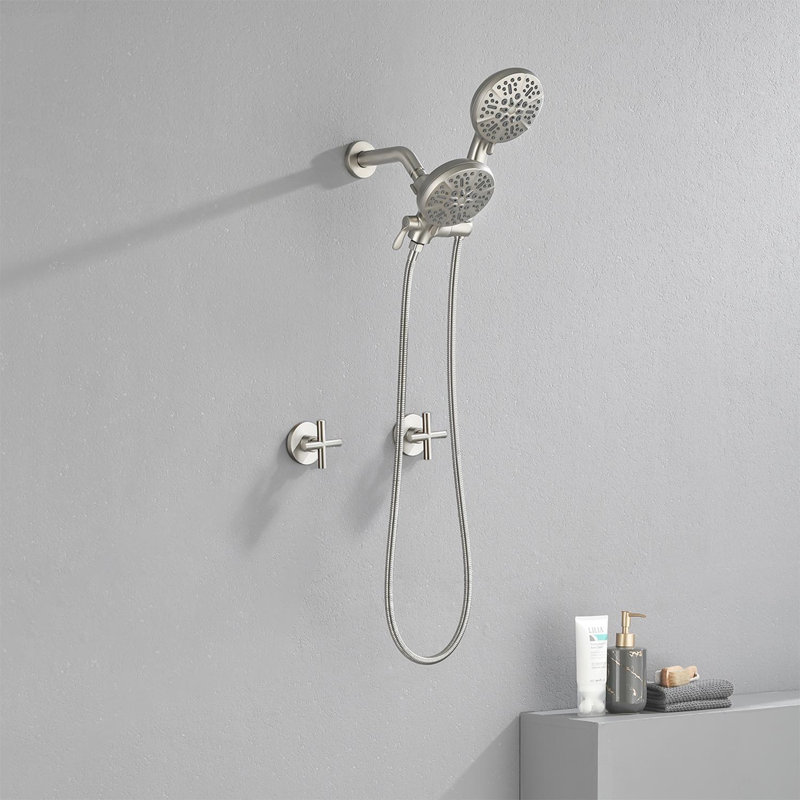 Diverter Shower Faucet, Brushed Nickel