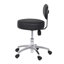 Tabouret de bureau ergonomique pivotant à hauteur réglable avec dossier-1851943285