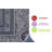 Grey/Oriental Non-Shedding Stain Resistant Area Rug-661465004