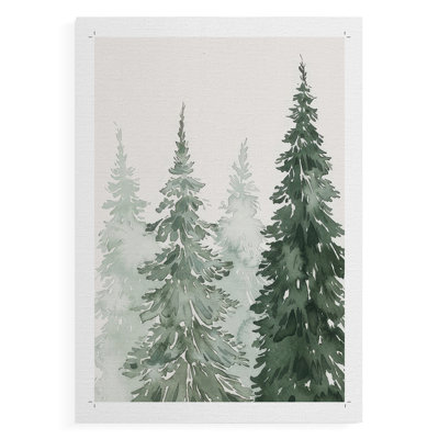 Winter Washed Coppice I -Canvas Print Only - NOT FRAMED