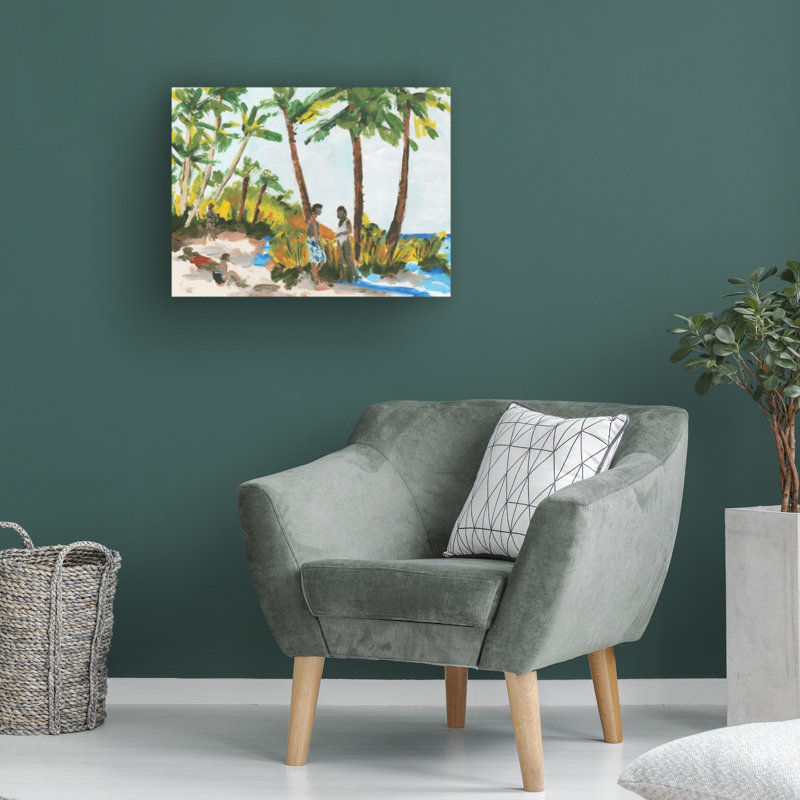 Art mural sur toile Bay Summer Home ™ Melissa Wang Hot Summer II, H 24 po x l 32 po
