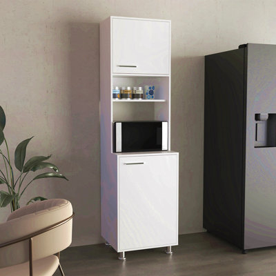 Garde-manger, armoire de cuisine, blanc