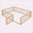 Wood Daybed Frame With Fence-945896501-945896502