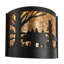 Bear At Lake 2 - Light Flush Mounted Sconce