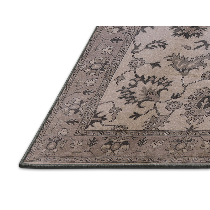 Tapis oriental gris / beige Datev, Rectangle 8 pi x 10 pi