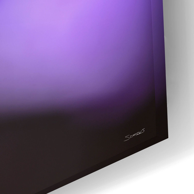 «Latitude Hyacinths 01» par Gordon Semmens, art mural en verre acrylique Latitude Run®, H 16 po x l 24 po x P 0,2 po