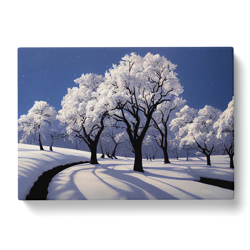 An Insightful Winter Forest - Wrapped Canvas, 35cm H x 50cm W x 3cm D
