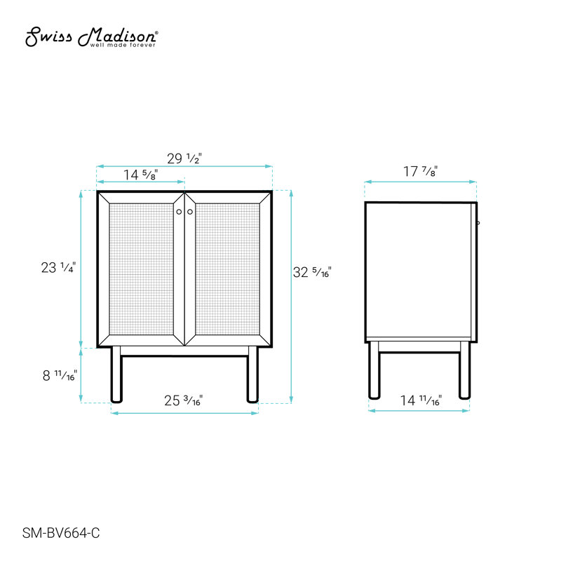 Meuble-lavabo de classe 30 po Classe Oak