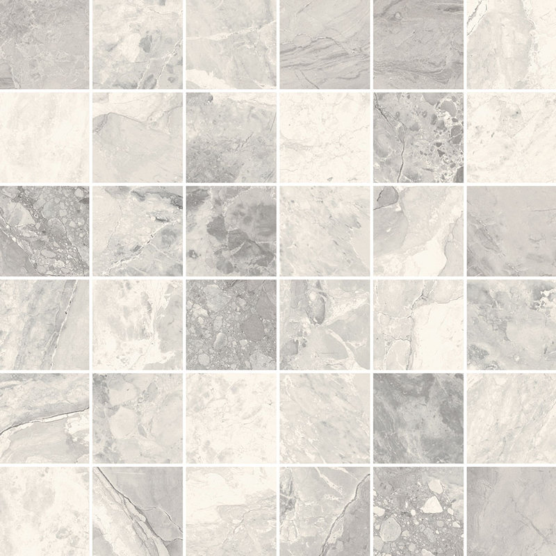 Carreau de porcelaine Crystara 2X2, Gris