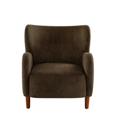 Upholstered Wingback Club Chair