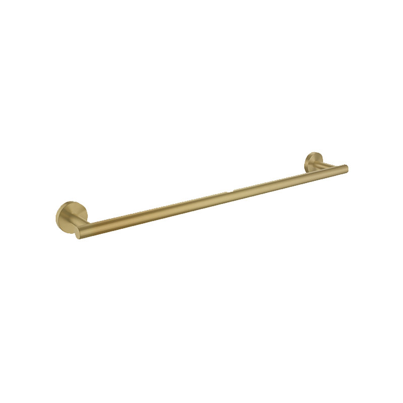 Trova Wall Mounted Towel Bar, Satin Brass