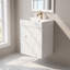 Meuble-lavabo simple autoportant de 20 po avec lavabo et rangement en céramique-1360905013