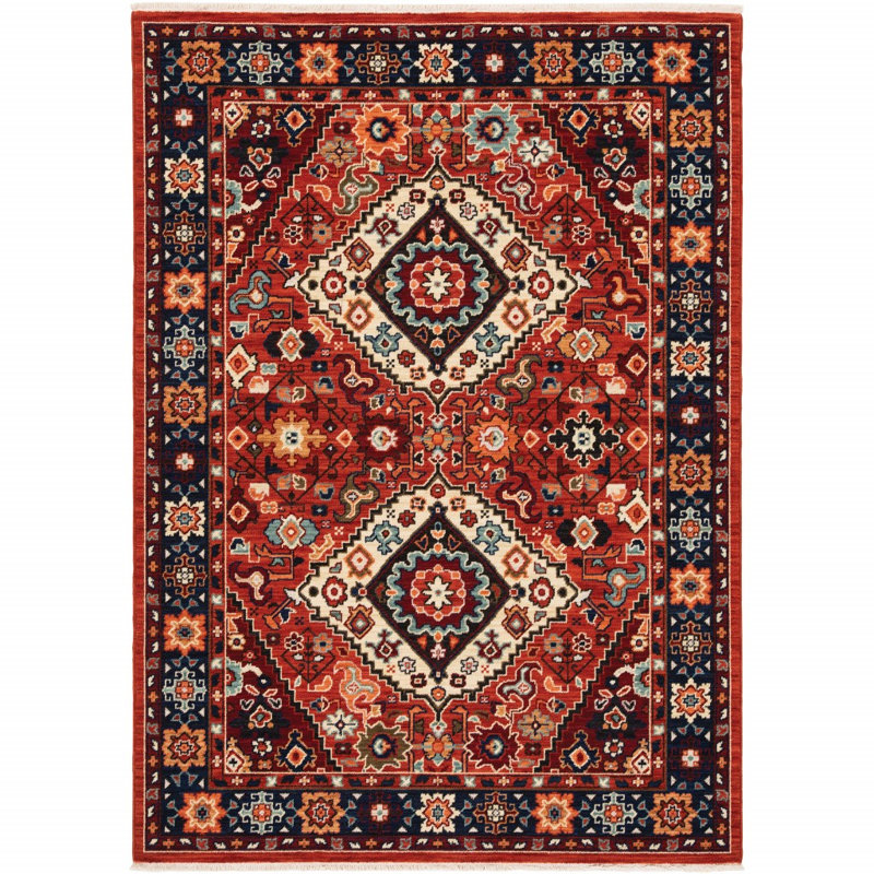 Oaklynn Performance Oriental Indoor Rug, Rectangle 2' x 3'