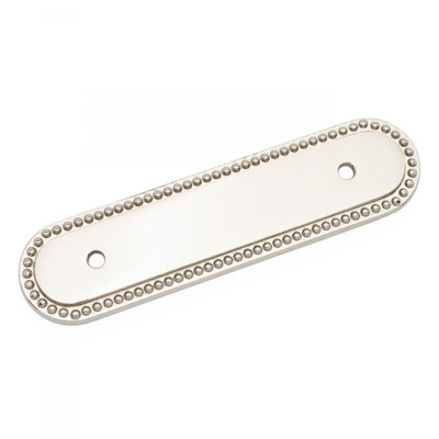 BP Series Beaded Oblong Pull Backplate