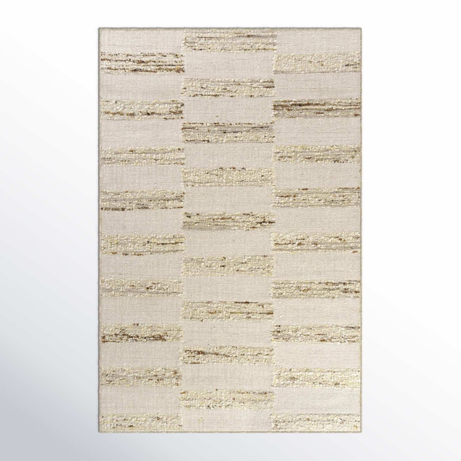 Garvin Handmade Rug, Rectangle 5' x 7'9"