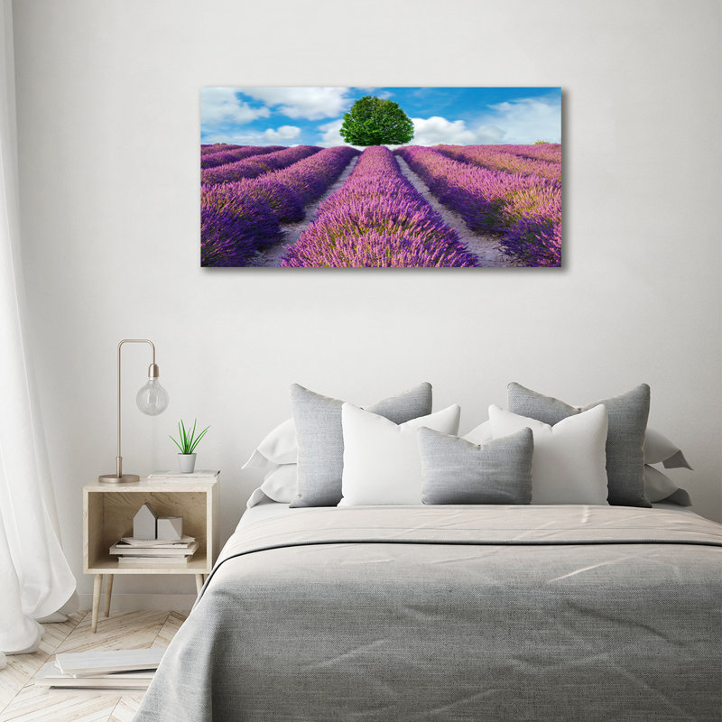 Lavender Field - Wrapped Canvas Print