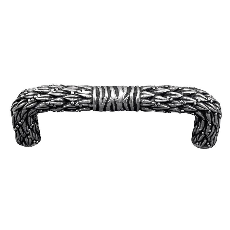 San Michele Arch Pull, Antique Silver, 3"