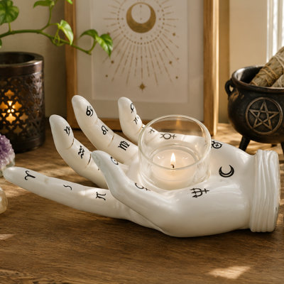 Gregg Resin Tabletop Tealight Holder