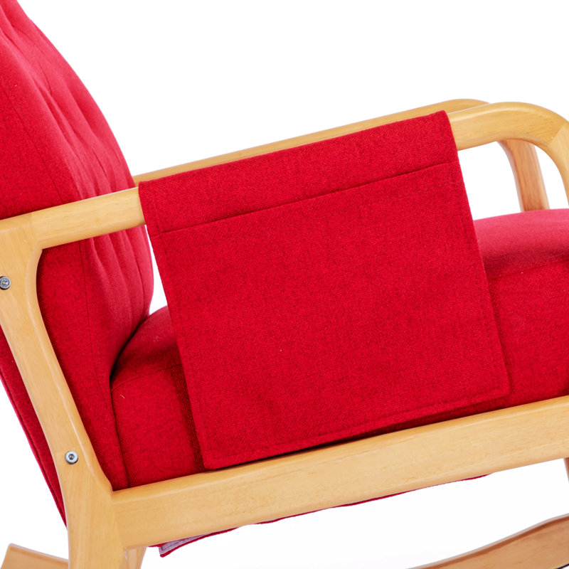 Chaises berçantes, Rouge