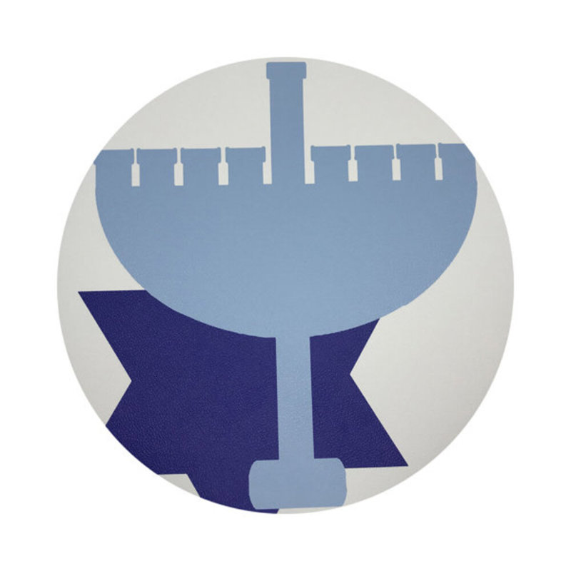 Menorah Pebble 16" Vinyl Placemat