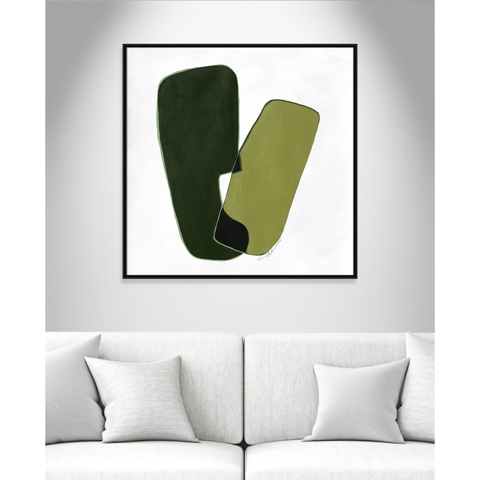 Unity II Print by , 37.5" H x 37.5" W, Espresso