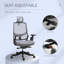 Chaise de travail ergonomique en filet Arbonne