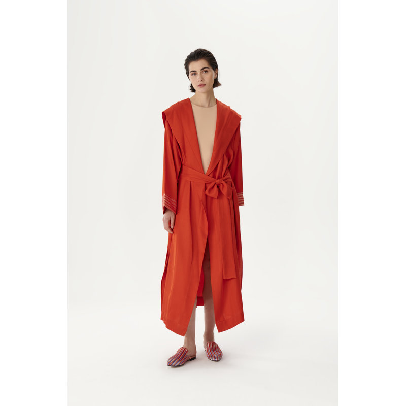Hoody Kimono Orange