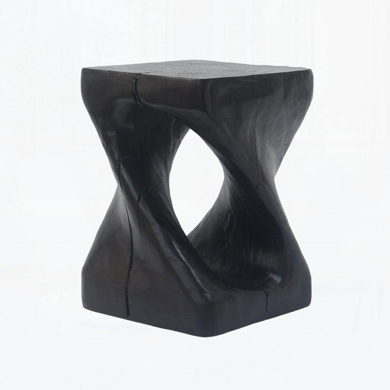 Outdoor MGO Side Table, Black