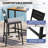 Pershing Metal Outdoor 26.8'' Counter Stool with Cushion-612235334-665797130