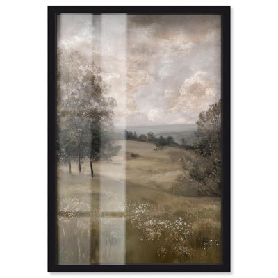 «A Gentle Breeze Shadowbox», impression de paysage par Art Remedy