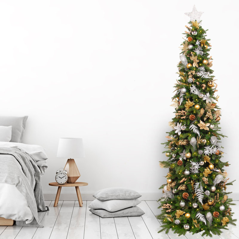 90' Lighted Spruce Christmas Tree with Realistic Needles