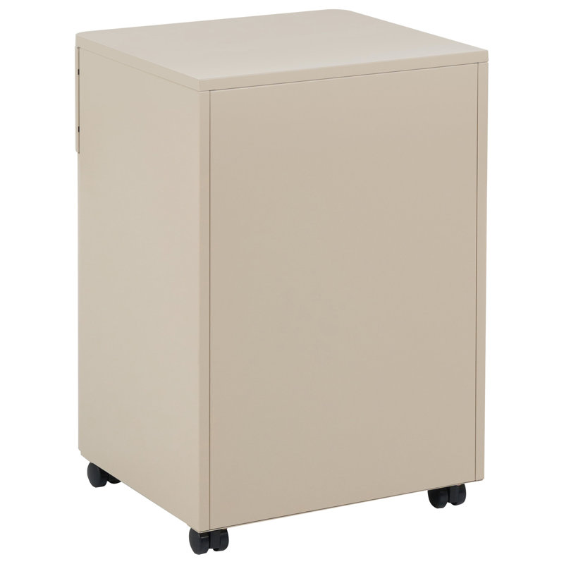 Berthilde 45 cm W Steel Bedside Table