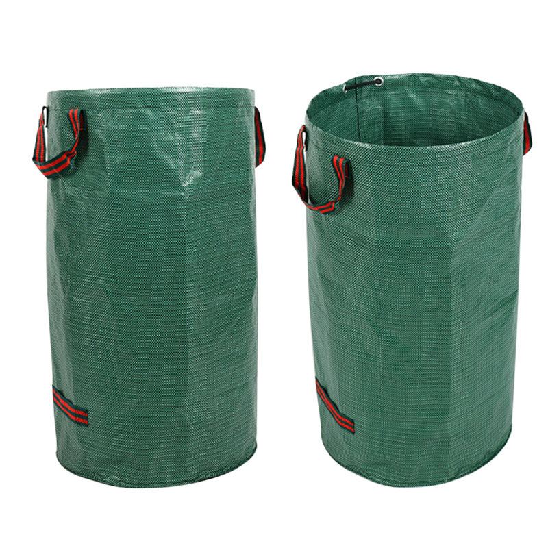 Ensemble de 2 sacs à ordures pour jardin 120L, sac à feuilles de jardin grande capacité Branches And Fallen Leaves Collection