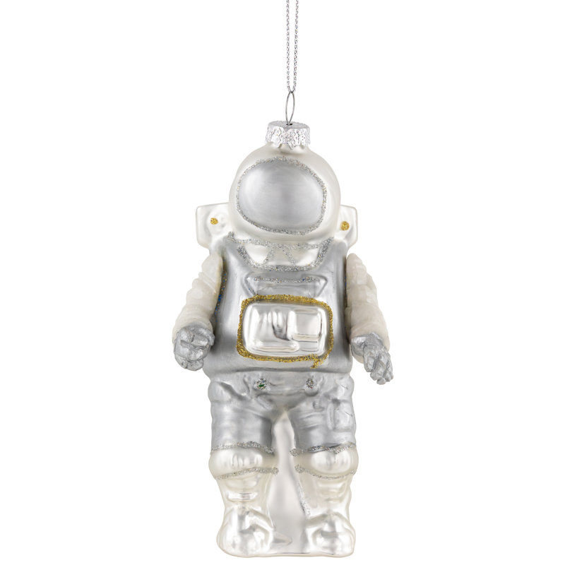 5 " Glass Hanging Figurine Ornament