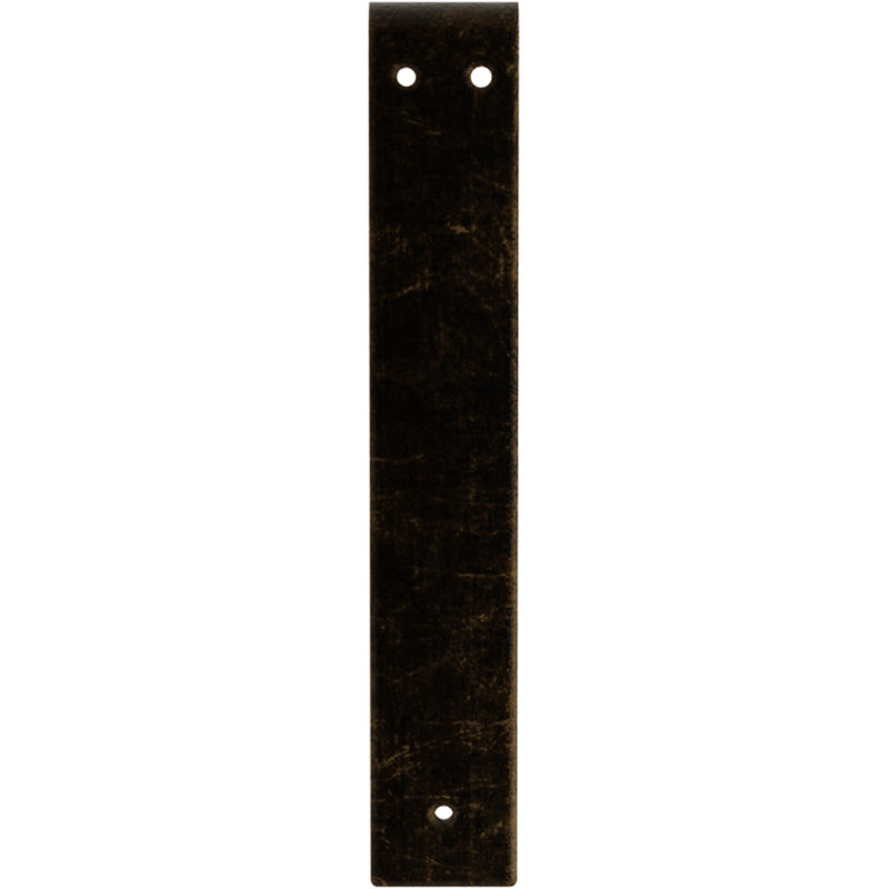 Support traditionnel en acier, H 12 po x l 2 po x P 12 po, Laiton antique