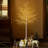 Lighted Artificial Birch Tree Floor Lamp