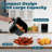 Air Fryer 4-in-1 with 5-Quart Capacity, Digital LED Touchscreen and 8 Presets, Non-Stick Basket & Crisper Plate