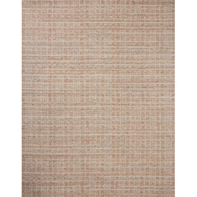 Tapis terre cuite / naturel Kage