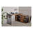Beacon 55,83" L-Shaped Executive Desk with Glass Panel and Storage Cabinet-1439929631