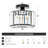 1 - Light Dimmable Crystal Drum Semi Flush Mount in Black-1577441278-1595023605
