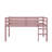 Twin Loft Bed With Guardrails And Ladder-721587286