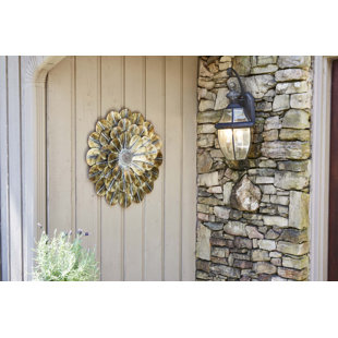 UV Resistant Steel Plants & Flowers Wall Decor