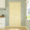Porte pliante en bois de pin non fini 36 po x 80 po avec quincaillerie d'installation (garde-manger, porte de placard)