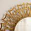 Metal Framed Wall Mounted Accent in Gold