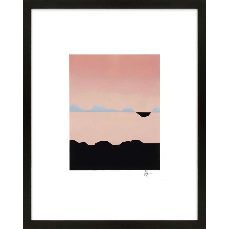 Afrika 19 Print by Lee Lessem, 50" H x 40" W x 1.25" D, Black Framed