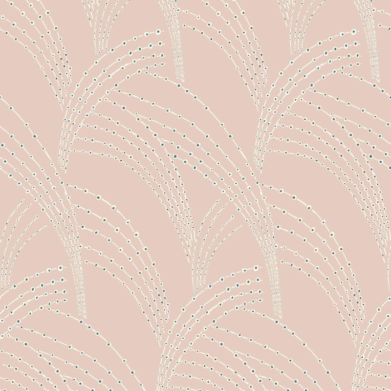 Sea Grass - Pink Wallpaper