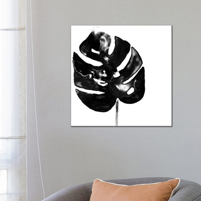 Monochrome Tropic I by June Erica Vess - Wrapped Canvas Painting