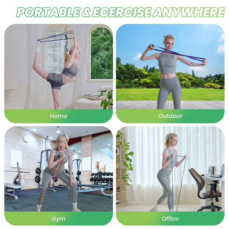 Pull Up Resistance Bands Set, Heavy Duty Latex Assisted Exercise Bands for Home Gym, Strength Training, Yoga & Fitness