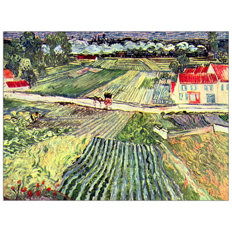 Vincent Van Gogh - Wrapped Canvas Painting, 90cm H x 120cm W x 1.8cm D