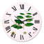 Horloge murale rétro Vintage Plant Life-60280593